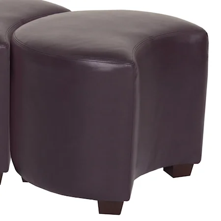 Contemporary Semi-Circle Ottoman